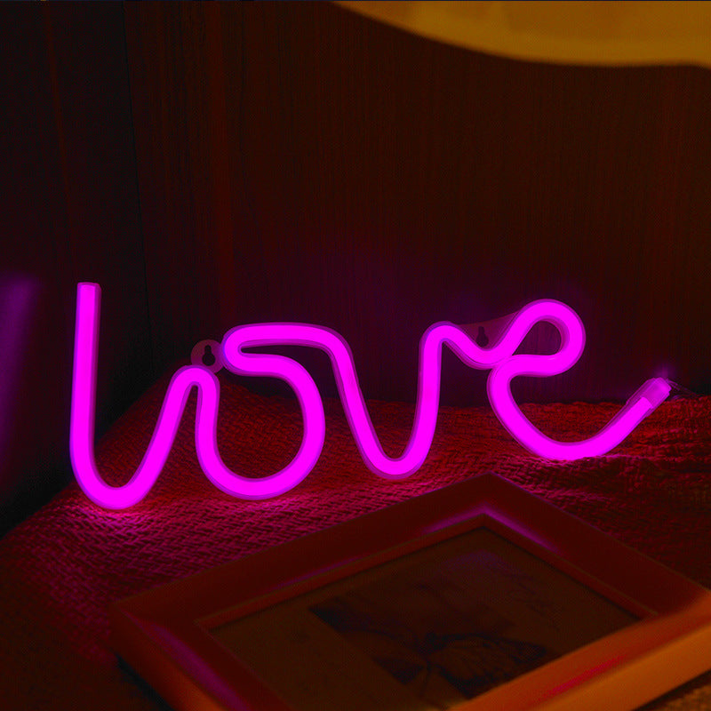 Amors Liebe Neon Wandlampe