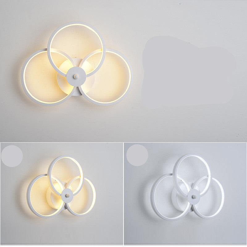 Modern Wavy Bedside Wall Lamp