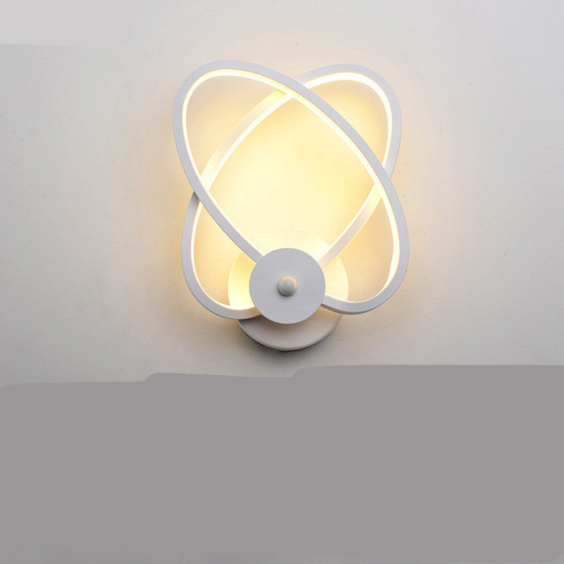 Moderne gewellte Nachttisch-Wandlampe