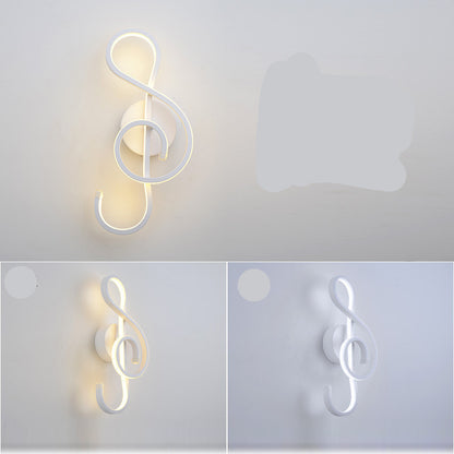 Modern Wavy Bedside Wall Lamp