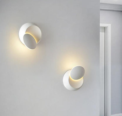 Rotating Lunar Eclipse Wall Lamp