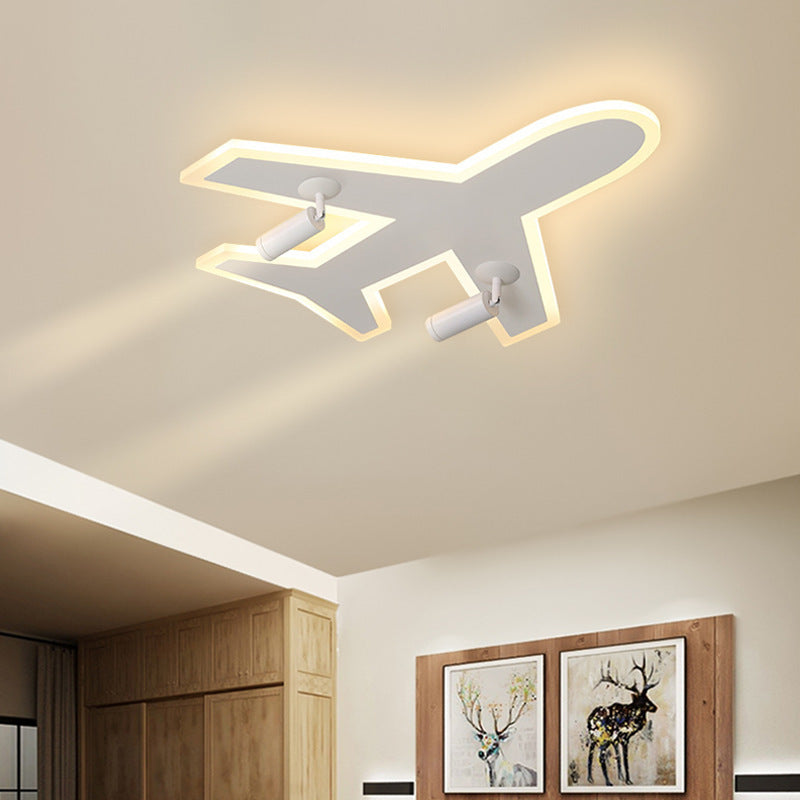 Deckenlampe mit Flugzeugmotiv für Kinderzimmer