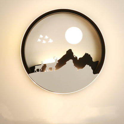 Artistic Bedside Wall Lamp