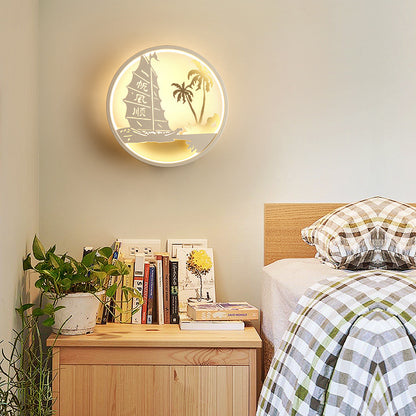 Artistic Bedside Wall Lamp