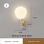 Cute Monkey & Pals Balloon Character Decor Lamp