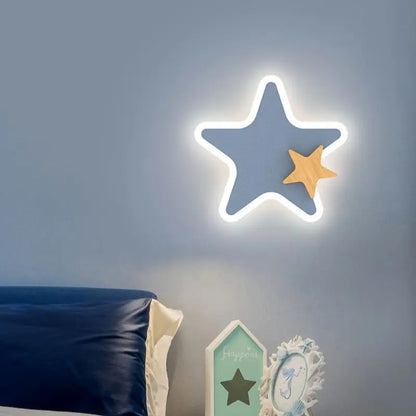 Adorable Moon, Star & Rocket Room Lamp