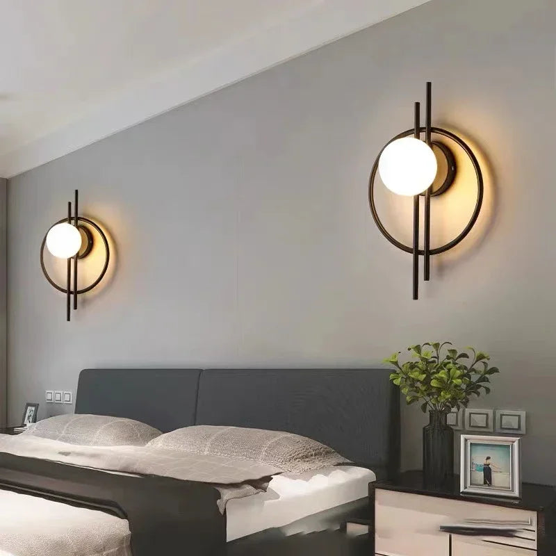 Moderne LED Wandleuchte Lampe für Wohnzimmer Esszimmer Schlafzimmer Nachttischlampe TV Hintergrund Gang Dekoration Beleuchtungskörper Lustre