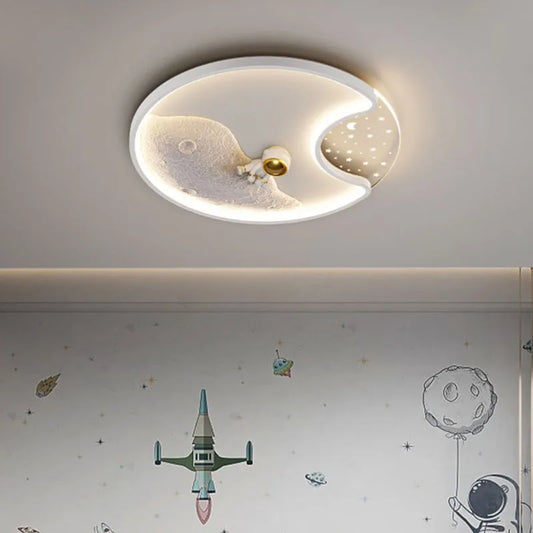 Modern Space-Themed Ceiling Light Fixture