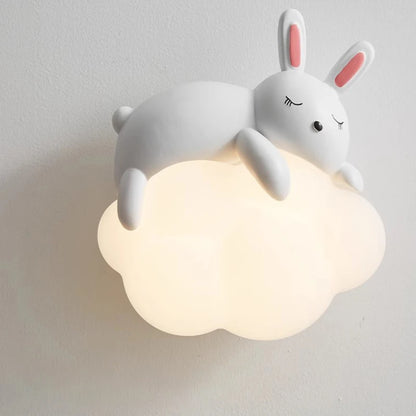 Sleepy Bunny, Bear & Cloud Bedside Night Light