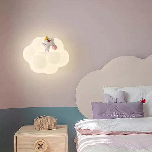 Lámpara de pared LED con forma de gatito de Cloud Nine