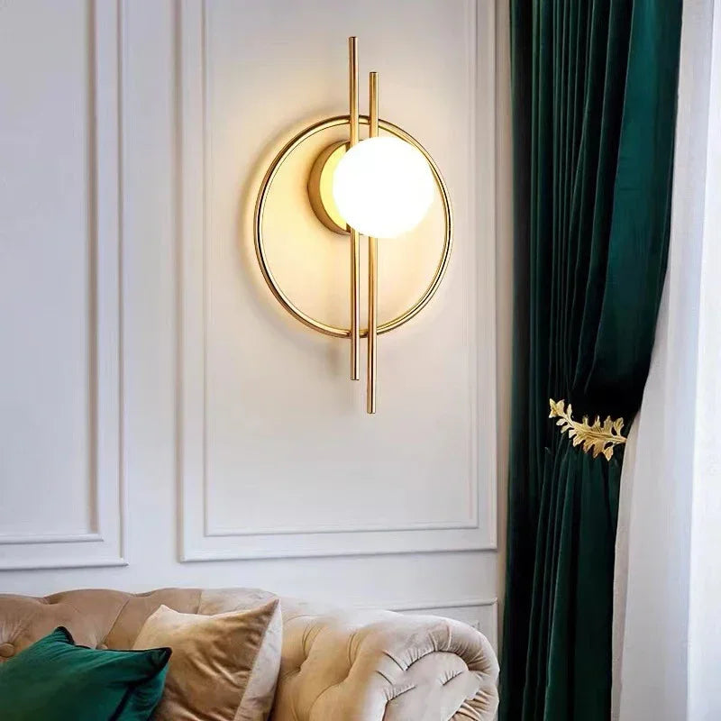 Modern Orb Stylish Bedroom Wall Light