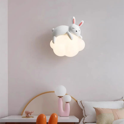 Sleepy Bunny, Bear & Cloud Bedside Night Light