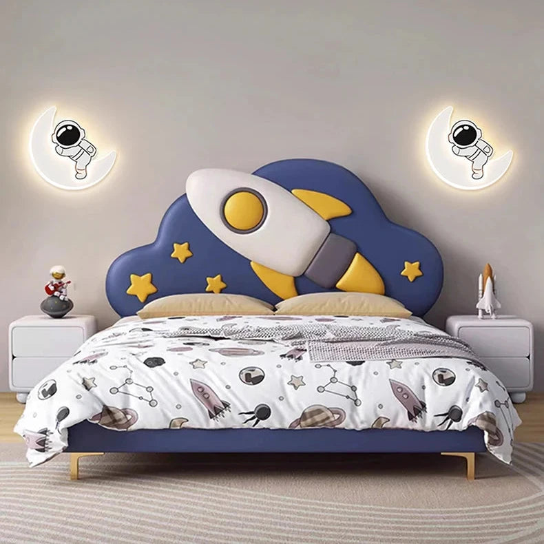 Panda/Astronaut Sleepytime on Moon Wall Lamp