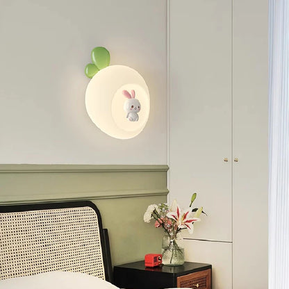 Rabbit, Cat and Bear Cute Wall Lamp