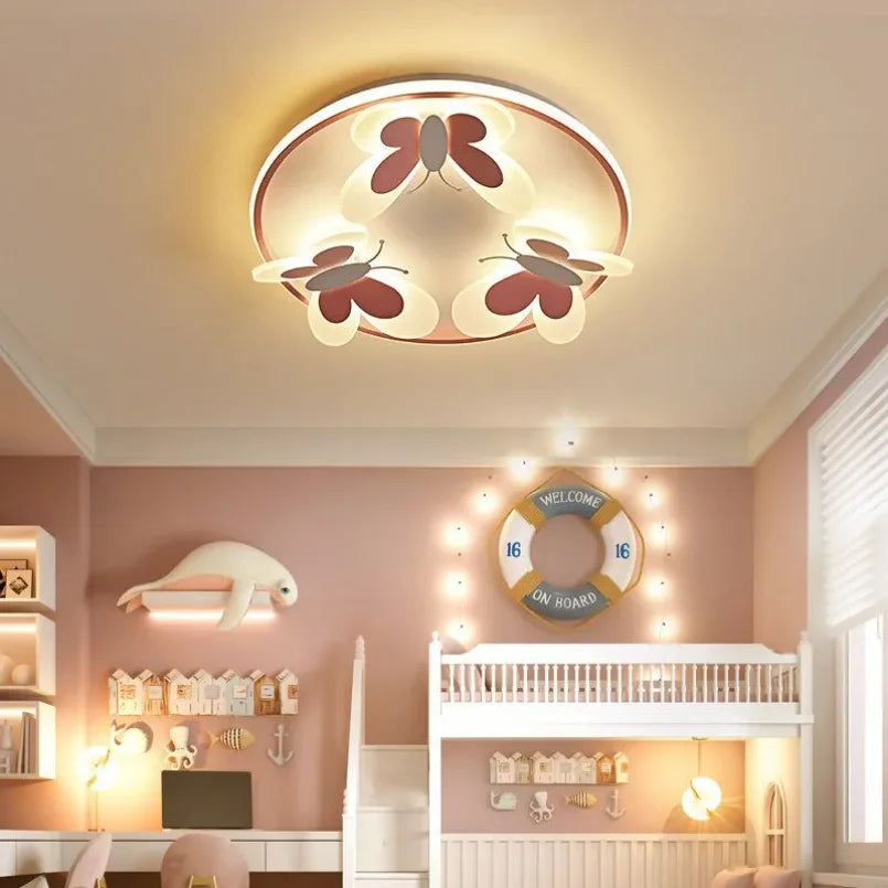 Butterfly Bliss Ceiling Fixture for Girl's Bedroom