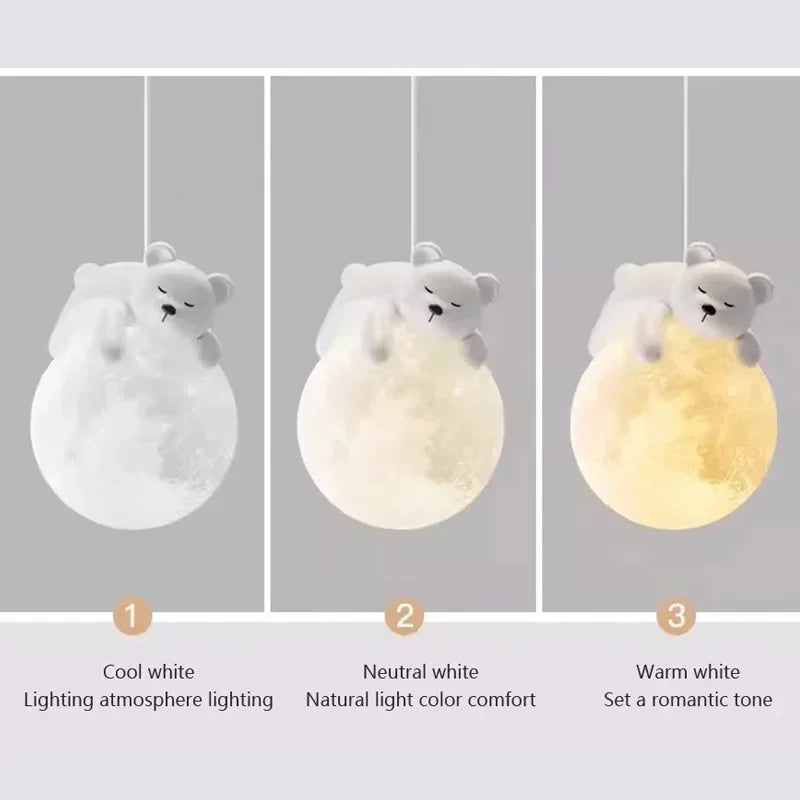 Celestial Cuddles Bear/Rabbit Wall Lamp