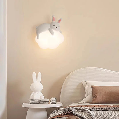 Sleepy Bunny, Bear & Cloud Bedside Night Light