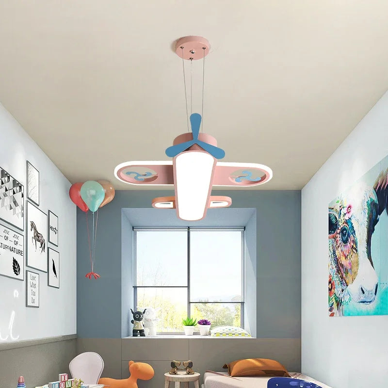 Hanging Airplane Decor for Boy's and Girl's Bedroom