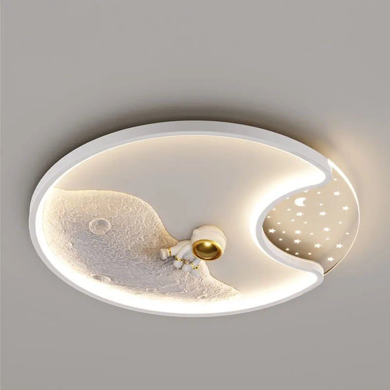 Modern Space-Themed Ceiling Light Fixture