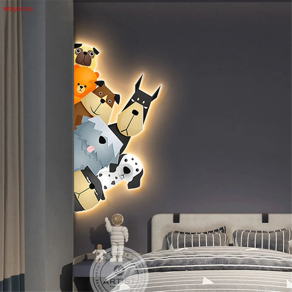 Woof Wonders Dog Wall Art with Light