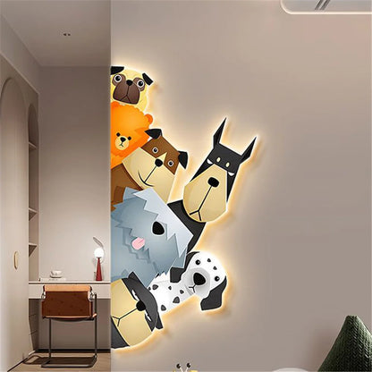 Woof Wonders Dog Wall Art with Light