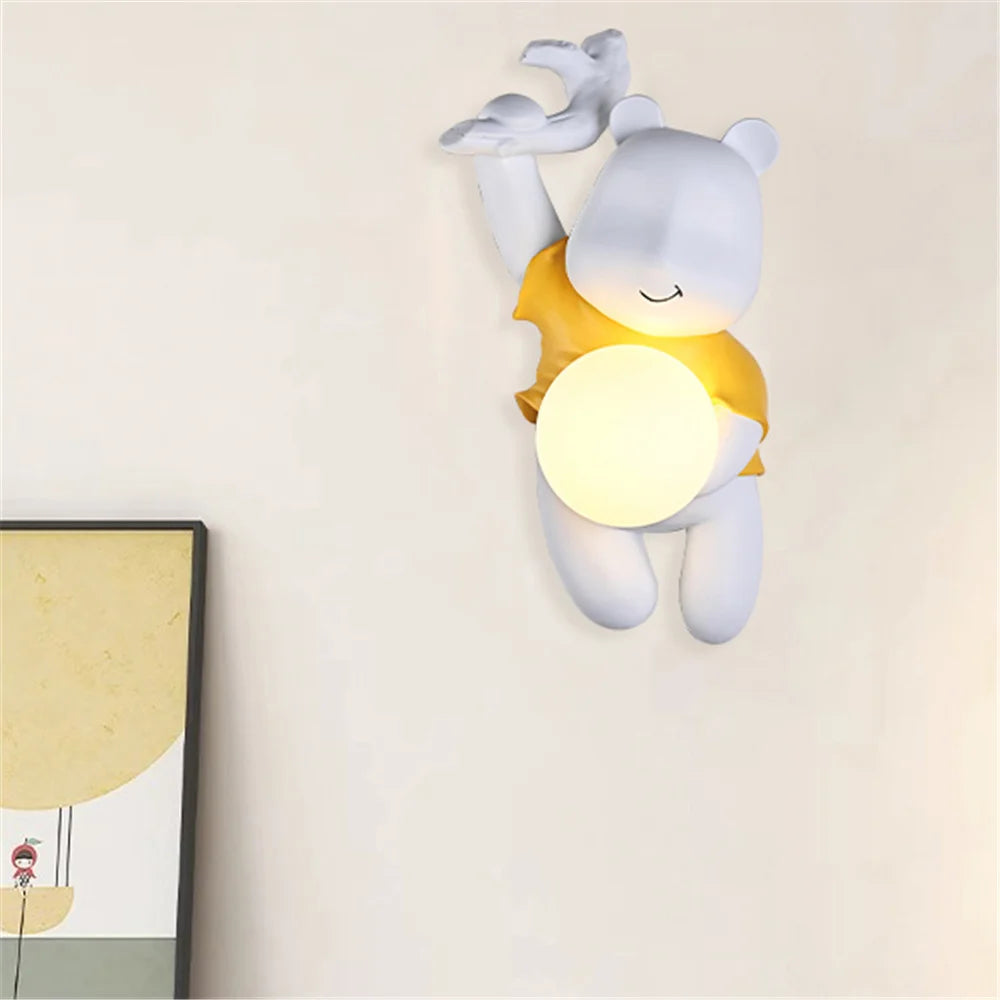 Dreamland Bear Wall Lamp for Kids