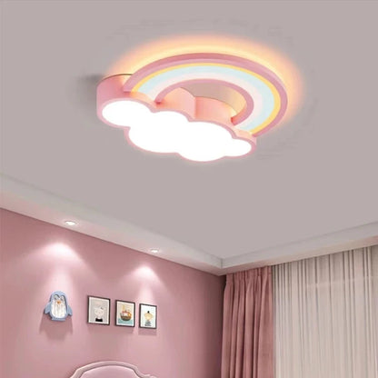 Kinderzimmer Biene Deckenleuchte Prinzessin Zimmer Regenbogen Wolke Schlafzimmer Licht Einfache Moderne Cartoon Licht Jungen Und Mädchen