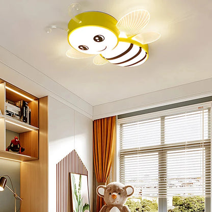 Kinderzimmer Biene Deckenleuchte Prinzessin Zimmer Regenbogen Wolke Schlafzimmer Licht Einfache Moderne Cartoon Licht Jungen Und Mädchen