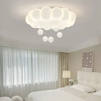 Cloud and Hanging Raindrops Children's Ceiling Lamp