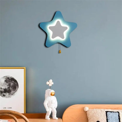 Aplique de pared bonito de 8 W y 12 W para pasillo, mesita de noche, dormitorio infantil, lámparas de interior, escalera, diseño artístico con forma de nube, apliques, decoración de pared